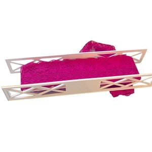 12 YARDS HAND CRAFTED PINK LACE